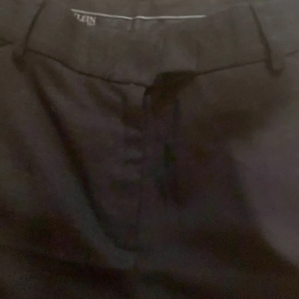 Anne Klein Black Wool Suit Pants/Trousers Flat Front EUC Sz 14P Business - Picture 4 of 10